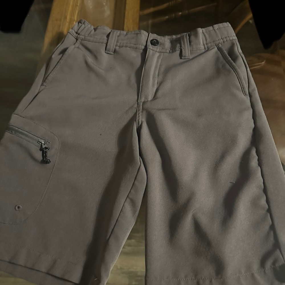 Magellan boys fish gear dark Gray Cargo Shorts
